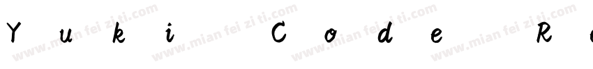 Yuki Code Regular字体转换